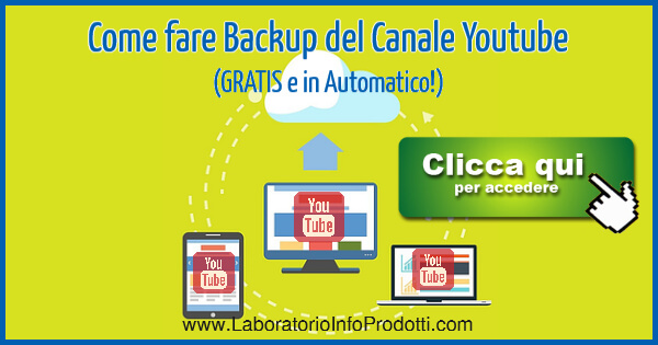 Come fare Backup del Canale Youtube